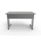Linea Italia Rectangular Desk, Computer Table, 48 in W x 24 in D x 30 in H, Gray/Ash ZUD103 - alternate 1